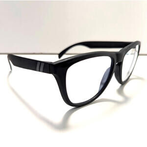 Blenders Hustle Blue Light Glasses Black Plastic Frames Rectangular Eyeglasses